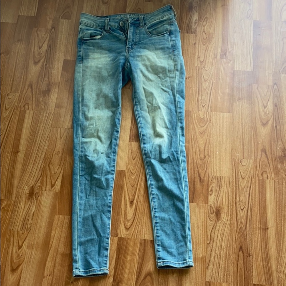 american eagle super stretch jeans